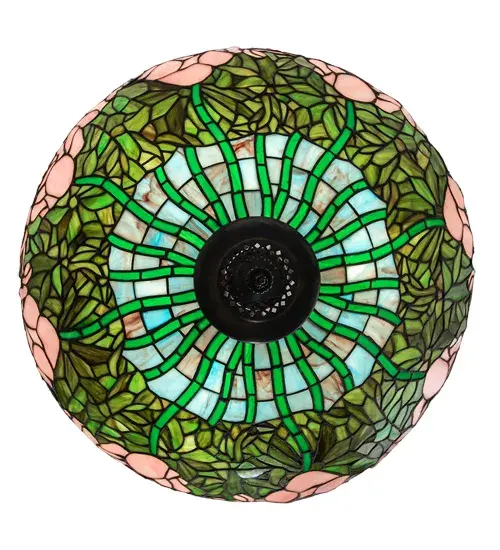 The Tiffany Cabbage Rose by Meyda Lighting - Image 7