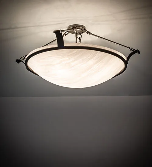32" Wide Almeria Semi-Flushmount