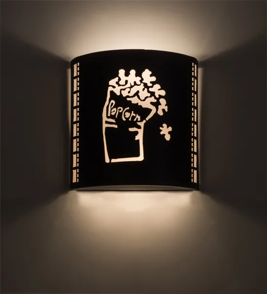 10"W Tinseltown Filmstrip Popcorn Wall Sconce