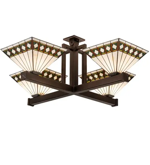 The Diamond Band Mission by Meyda Lighting - Image 2