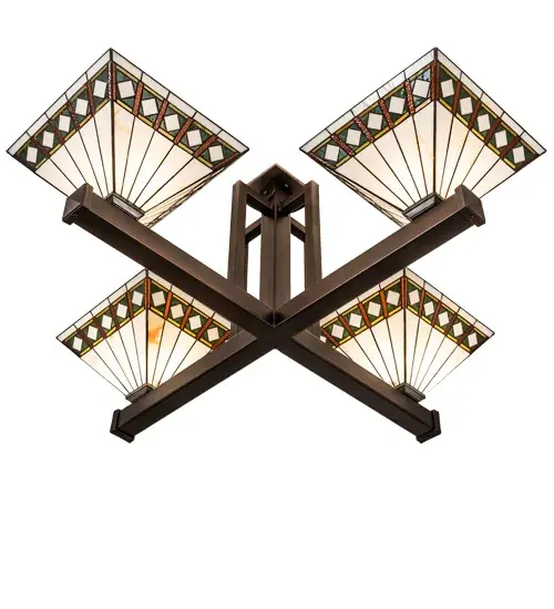 The Diamond Band Mission by Meyda Lighting - Image 6