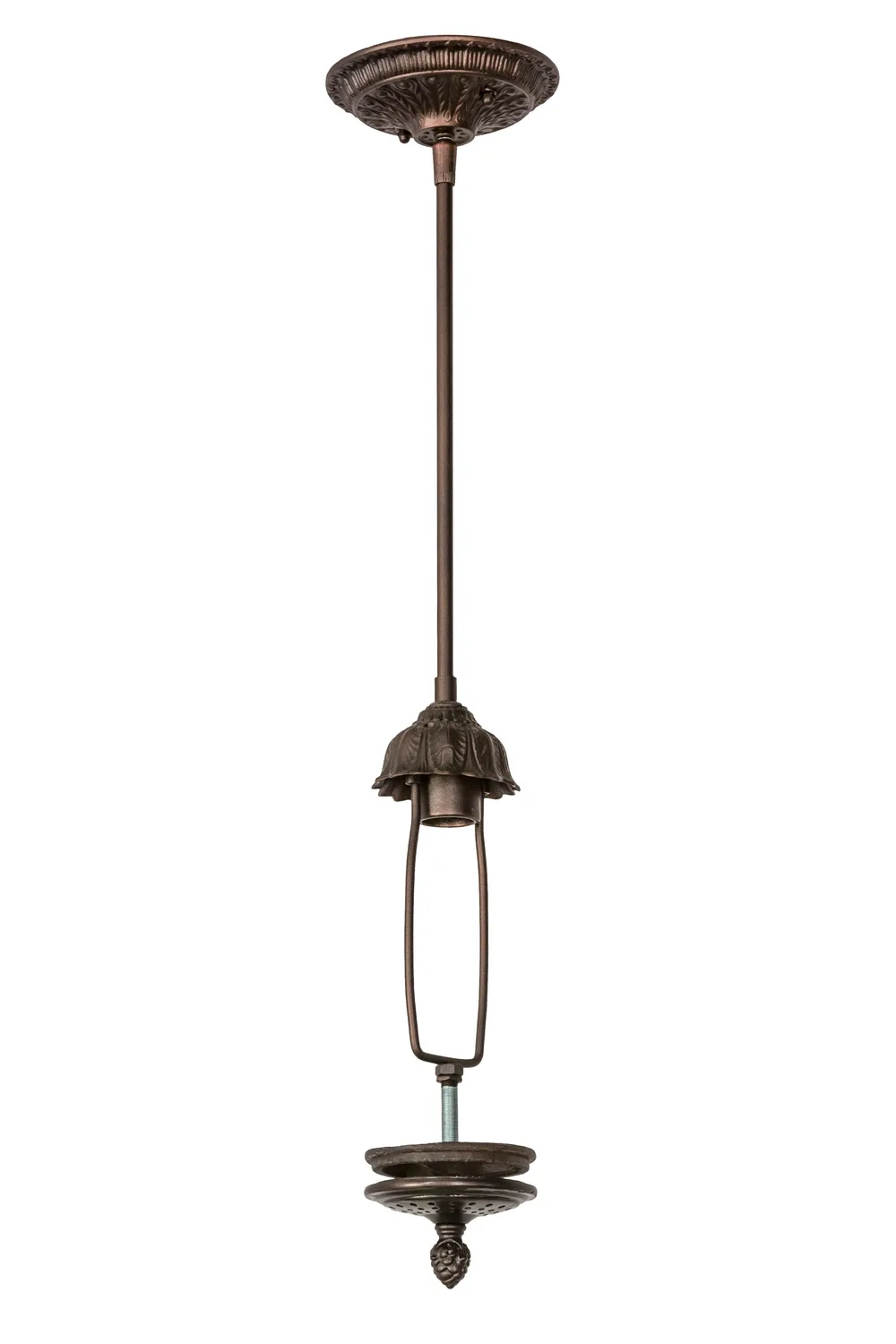 Grizzly Bear One Light Pendant Hardware in Mahogany Bronze