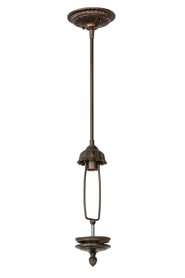 Every Meyda Tiffany item is a unique handcrafted work of art. Natural variations in the wide array of materials that we use to create each Meyda product make every item a masterpiece of its own. Photographs are a general representation of the product. Colors and designs will vary. Collection: Grizzly Bear Finish: Mahogany Bronze Glass: Mahogany Bronze Width: 5.00" Height: 11.00" Length: 5.00" Weight: 2.00 lb Number of Bulbs: 1 Maximum Wattage: 60.00 W Bulb Type: A19 Bulb Base: E26 Material: Steel Country of Origin: USA Safety Listing: Damp Safety Rating: Damp