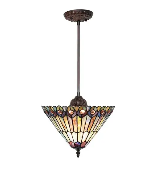 The Tiffany Jeweled Peacock by Meyda Lighting - Image 5