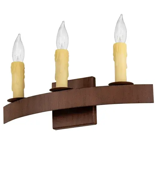 18" Wide Lakeshore 3 Light Wall Sconce - Image 3