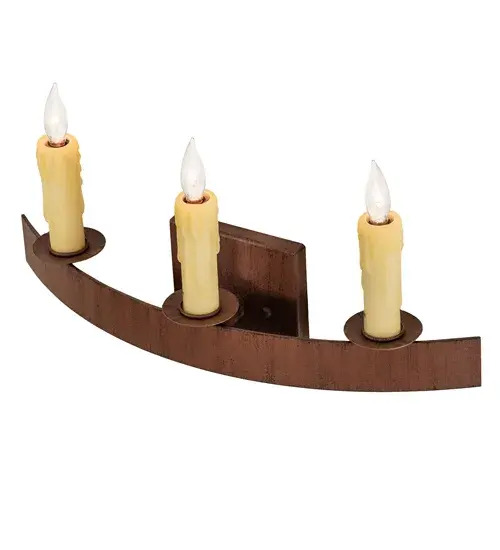 18" Wide Lakeshore 3 Light Wall Sconce - Image 4