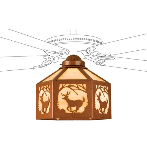 The Lone Deer by Meyda Lighting
