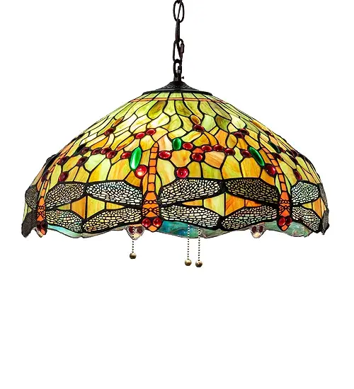The Tiffany Hanginghead Dragonfly by Meyda Lighting - Image 2
