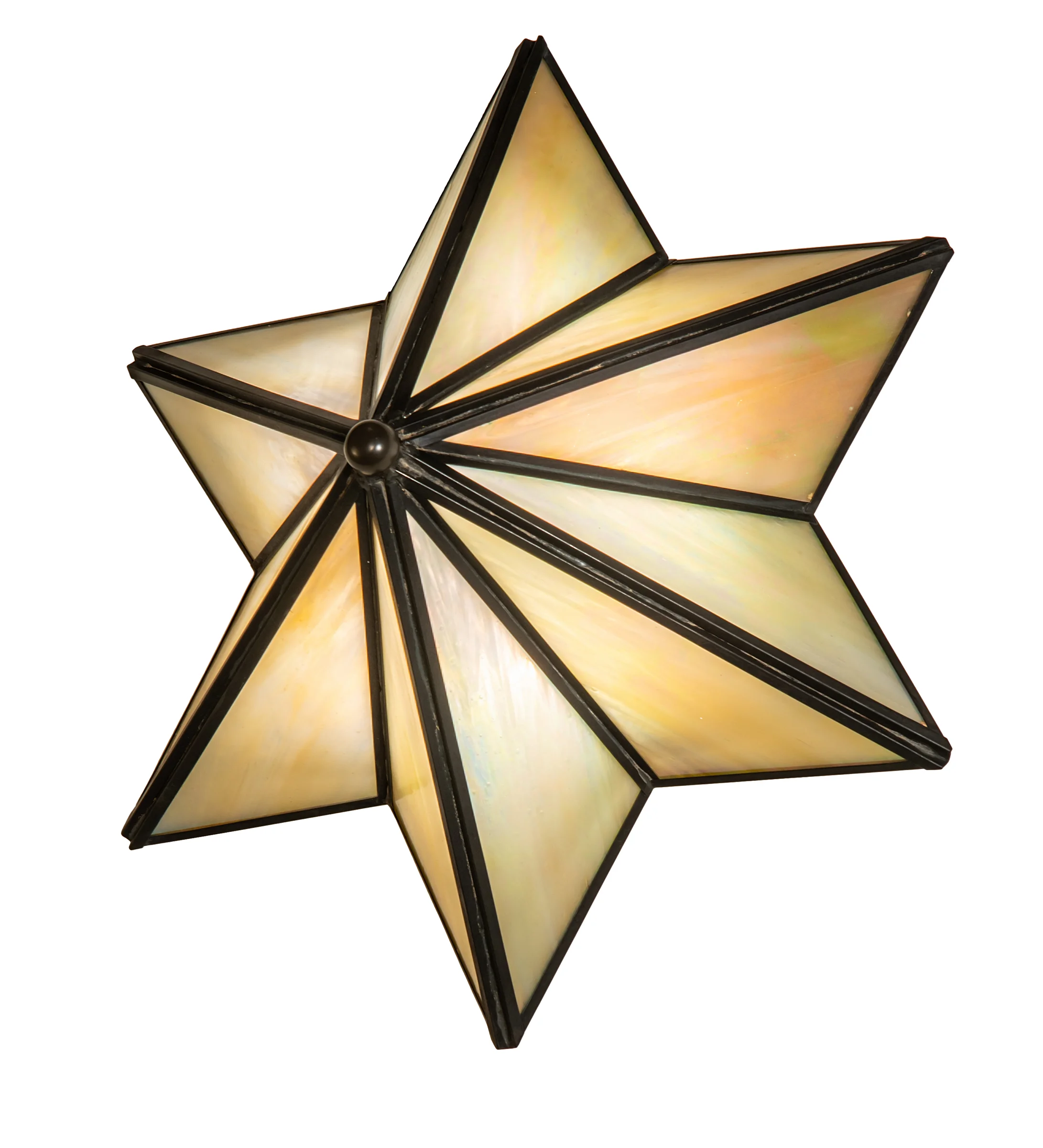 Star One Light Wall Sconce in Craftsman Brown