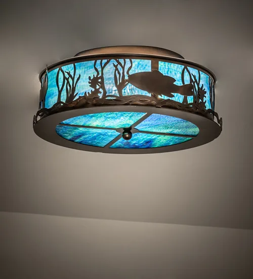 18" Wide Bass and Pike Flushmount