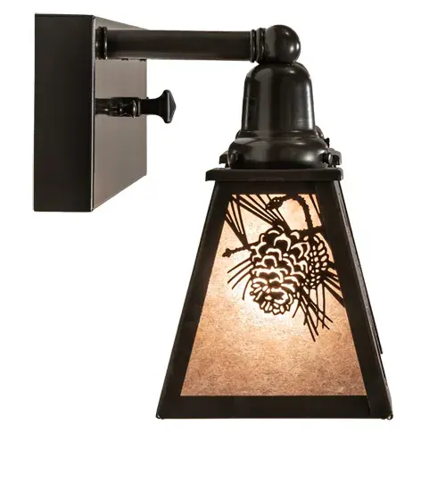 28" Wide Winter Pine 3 Light Vanity Light - Image 8