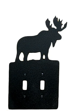 Moose Switch Plate in Vintage Copper