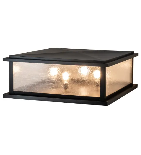 The material is Brass and Glass. The finish is Craftsman Brown. The glass is Clear Seeded.