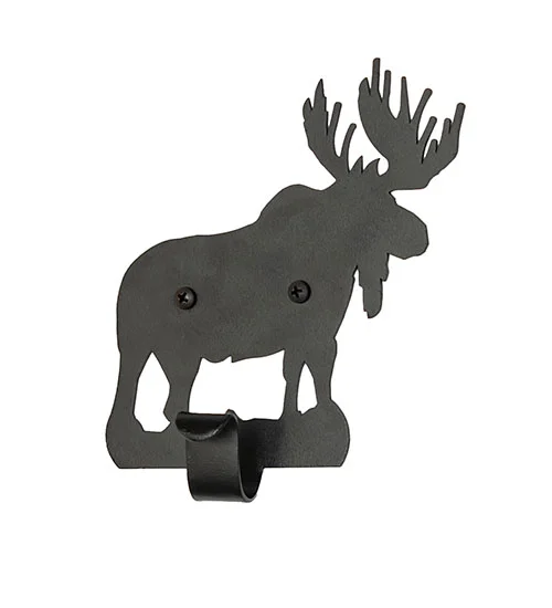 Moose Coat Rack in Textured Black