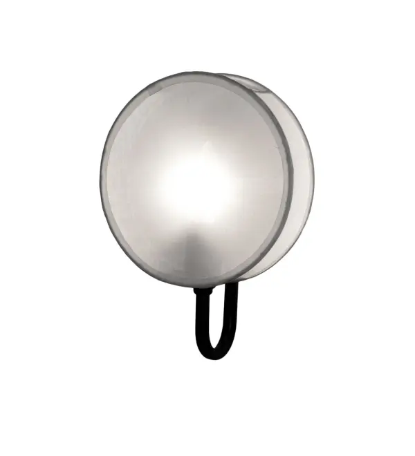 Uniquely formed and designed for a variety of hospitality and commercial wall applications. The wall luminaire is handcrafted with a round White Fabric shade with a matching metal backplate that is complemented with a Bronze finish. The Trousdale Wall Sconce is featured in our American designed, handmade Transitional Lighting Collection. UL and cUL listed for dry and damp locations however we do not recommend installing it in spaces that experience a large amount of moisture due to the fabric shades. Collection: Trousdale Finish: Bronze Glass: White Fabric Width: 7.00" Height: 9.50" Length: 4.00" Weight: 1.00 lb Extension from Wall: 4.00" Number of Bulbs: 1 Maximum Wattage: 5.00 W Bulb Type: BA9 Bulb Base: E12 Light Source: LED Material: Steel Country of Origin: CHINA Safety Rating: Damp LED