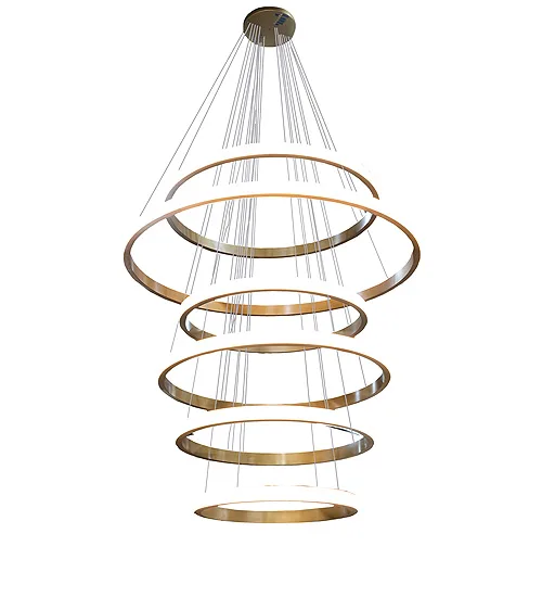 96" Wide Anillo Marcelo 6 Ring Cascading Pendant