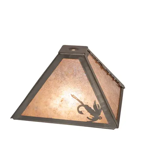 11" Square Fly Fishing Lure Shade - Image 1