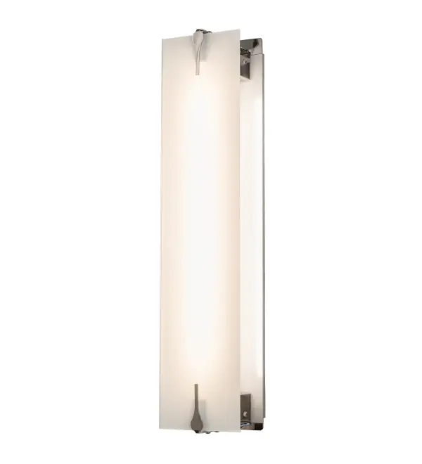 Revitalize the look of your most cherished indoor spaces. The Akranes Wall Sconce creates a refined ambiance with a distinctly modern edge. A White Opal Glass panel is a diffuser for Integral LEDs that are 0-10 Volt Dimmable to create the perfect mood. This wall sconce is enhanced with a Chrome-finished backplate. Install this ADA-compliant wall sconce near your vanity mirror in a fine bath or corridor to illuminate your residential; hospitality; and commercial spaces; from Montpelier; Vermont; to Portland; Oregon; to Seattle; Washington. The Akranes Wall Sconce is included in our American-designed; handcrafted Modern Lighting Collection. UL and cUL listed for dry and damp locations.