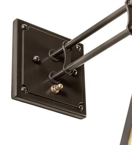 6-17" Wide Winter Pine Swing Arm Wall Sconce - Image 10