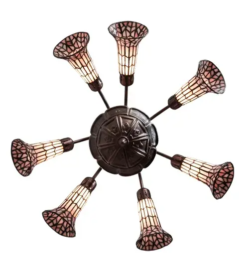 The Meyda Tiffany - Stained Glass Pond Lily by Meyda Lighting - Image 6
