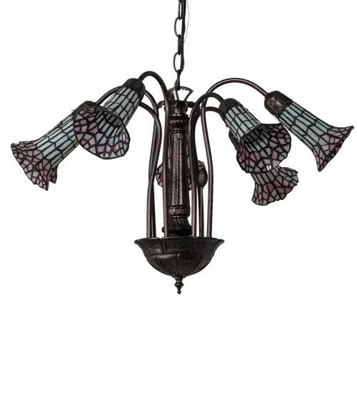 The Meyda Tiffany - Stained Glass Pond Lily by Meyda Lighting - Image 3