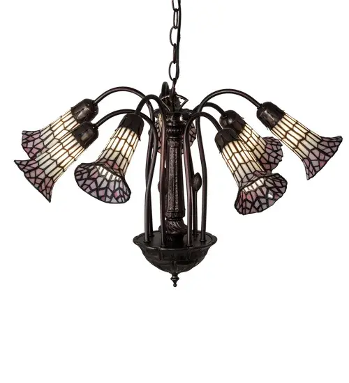 The Meyda Tiffany - Stained Glass Pond Lily by Meyda Lighting - Image 4