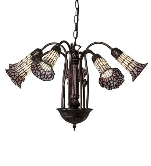 The Meyda Tiffany - Stained Glass Pond Lily by Meyda Lighting - Image 5
