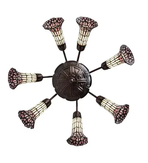 The Meyda Tiffany - Stained Glass Pond Lily by Meyda Lighting - Image 7