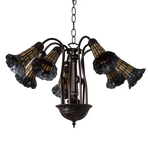 The Meyda Tiffany - Stained Glass Pond Lily by Meyda Lighting - Image 3