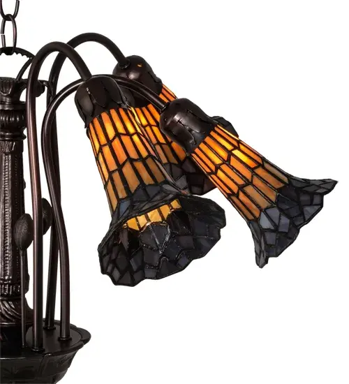 The Meyda Tiffany - Stained Glass Pond Lily by Meyda Lighting - Image 8