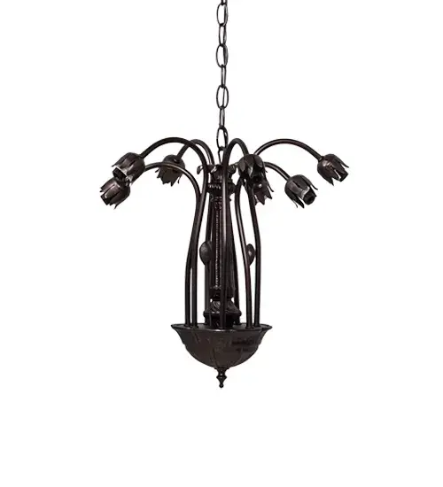 The Meyda Tiffany - Stained Glass Pond Lily by Meyda Lighting - Image 11