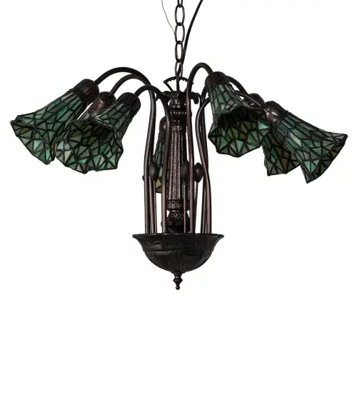 The Meyda Tiffany - Stained Glass Pond Lily by Meyda Lighting - Image 3