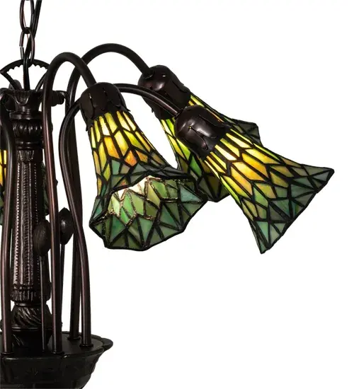 The Meyda Tiffany - Stained Glass Pond Lily by Meyda Lighting - Image 7