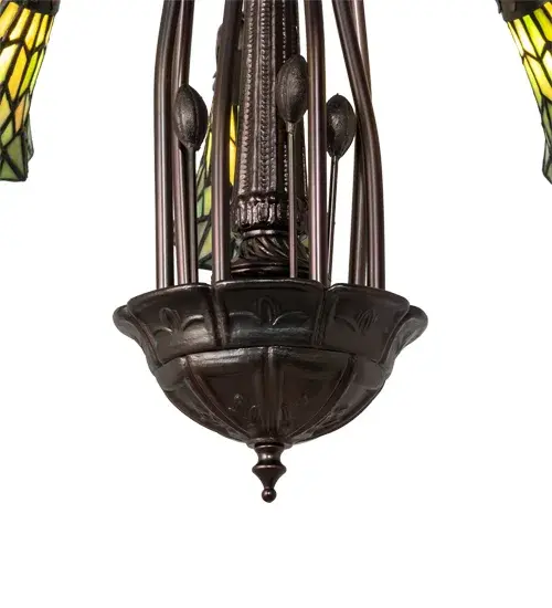 The Meyda Tiffany - Stained Glass Pond Lily by Meyda Lighting - Image 8