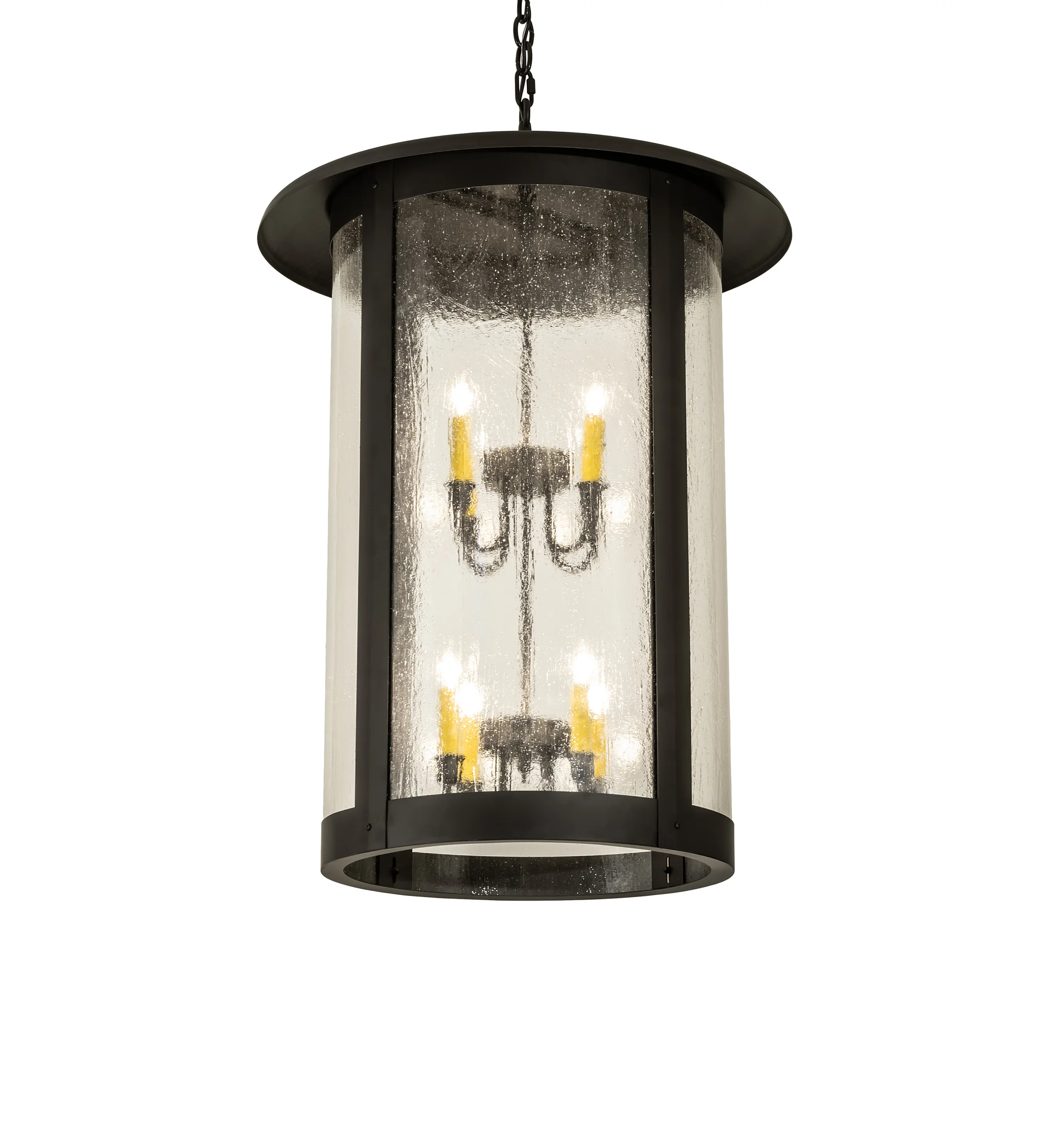 Fulton Eight Light Pendant in Oil Rubbed Bronze