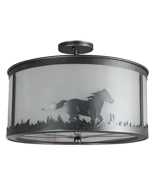 The Running Horses by Meyda Lighting - Image 3