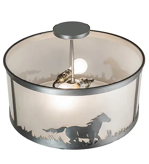 The Running Horses by Meyda Lighting - Image 4