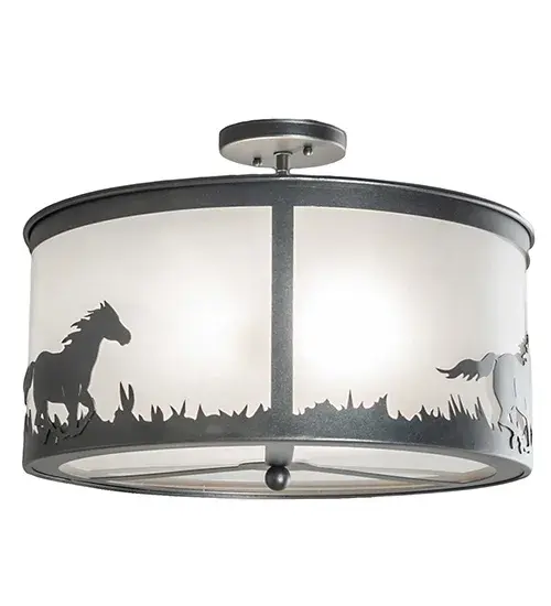 The Running Horses by Meyda Lighting - Image 7