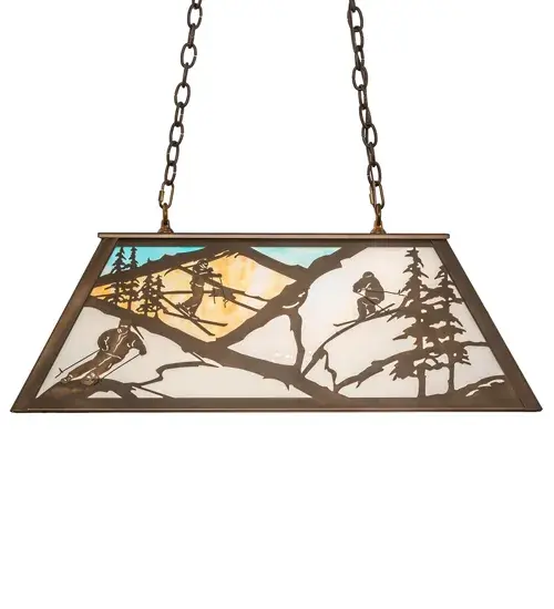 33" Long Alpine Oblong Pendant - Image 5