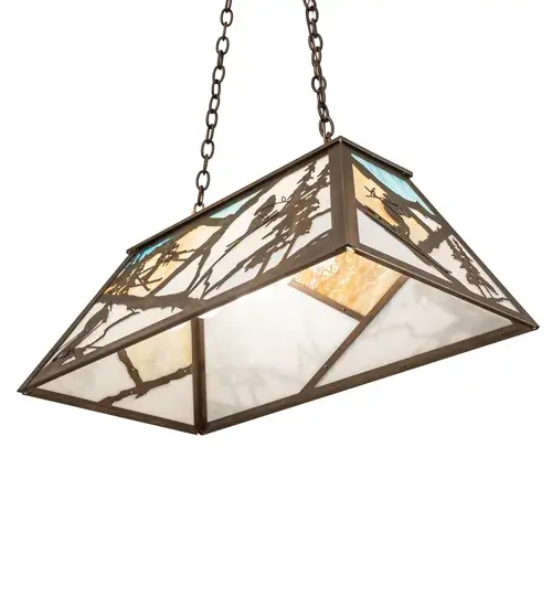 33" Long Alpine Oblong Pendant - Image 6