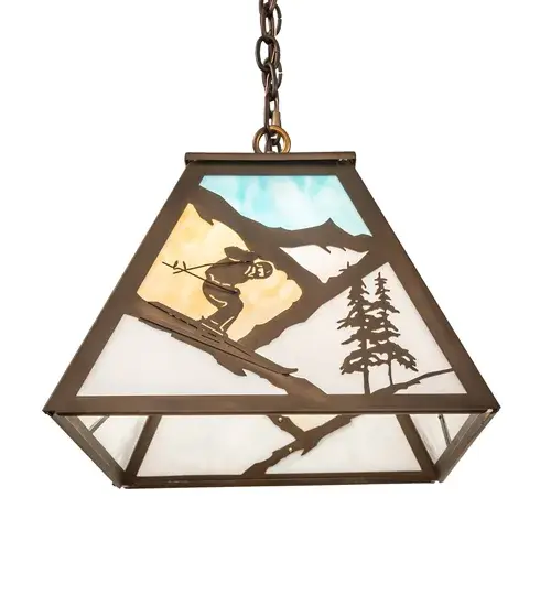 33" Long Alpine Oblong Pendant - Image 7