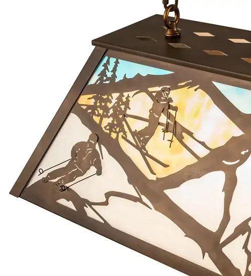 33" Long Alpine Oblong Pendant - Image 9