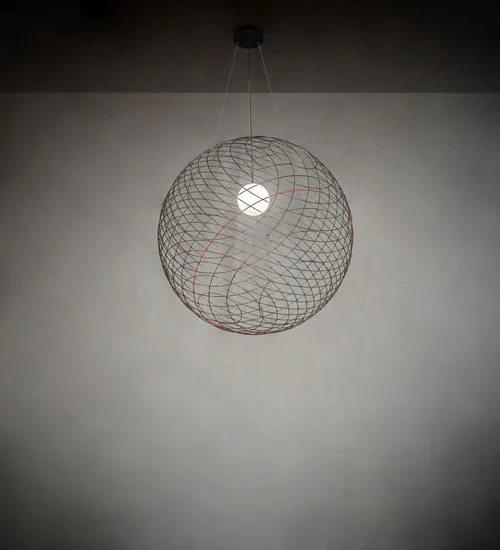 60" Wide Geosphere Pendant