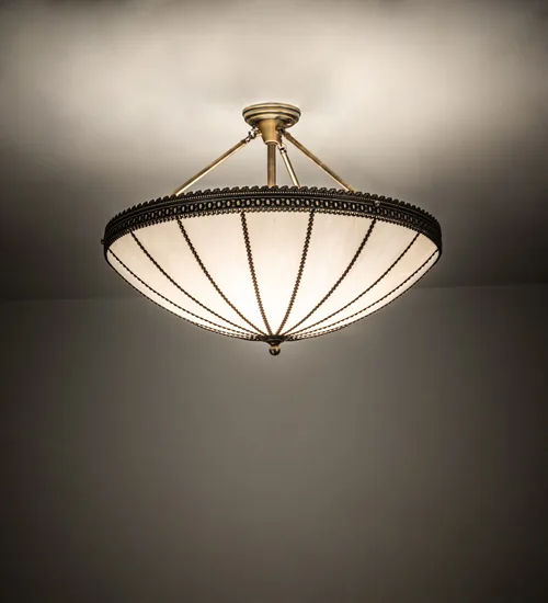 30" Wide Shansky Semi-flushmount