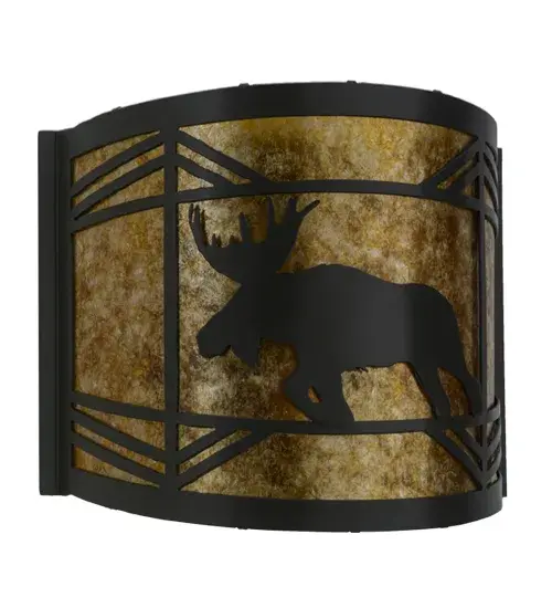 12"W Lone Moose Wall Sconce - Image 3