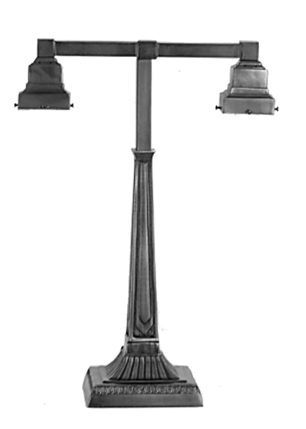 Alicia Two Light Table Base Hardware in Mahogany Bronze