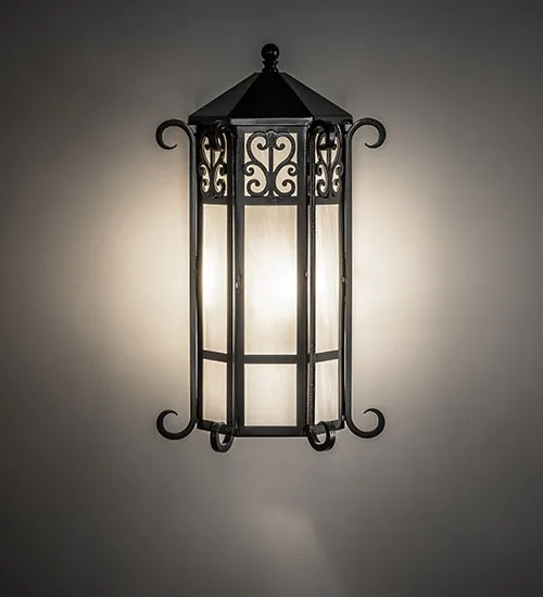 12" Wide Caprice Lantern Wall Sconce