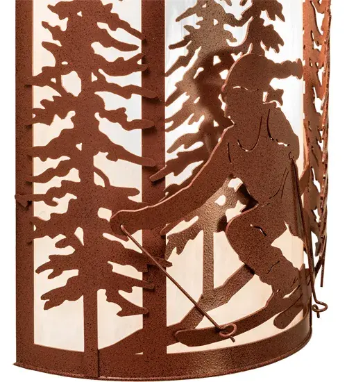 8" Wide Alpine Wall Sconce - Image 9