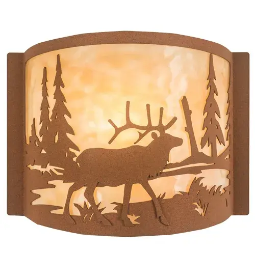 The Elk at Lake by Meyda Lighting - Image 5
