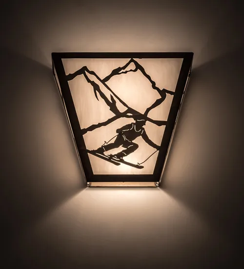 13"W Alpine Wall Sconce